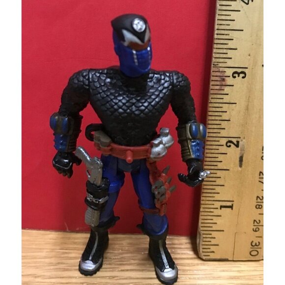 Black Scales Action Figure Chap Mei Dark Heroes 3.75" Vintage - Picture 6 of 6